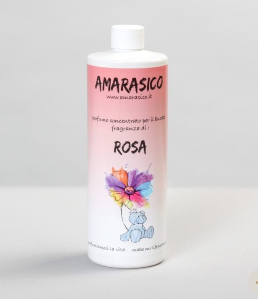 Amarasico- profumatore per bucato - Rosa - 100ml
